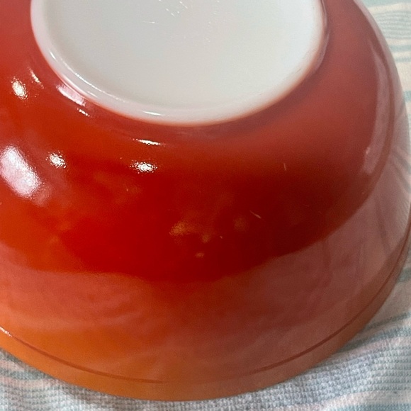 Vintage Orange Ceramic Bowl - Picture 2 of 8